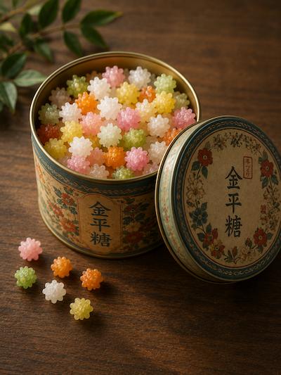 京都 金平糖 ギフト缶