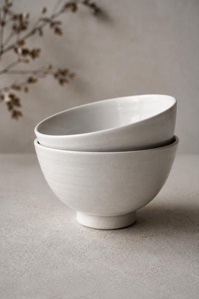白磁 めし碗 ペアセット